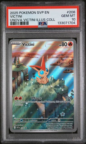 Victini (208) Black Star Promo PSA 10 133071704