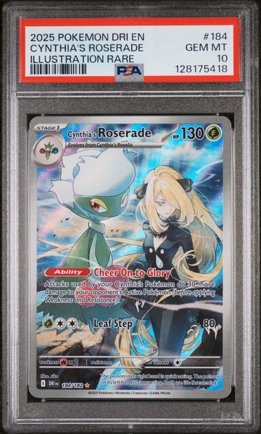 Cynthia's Roserade 184/182 Destined Rivals PSA 10 128175418