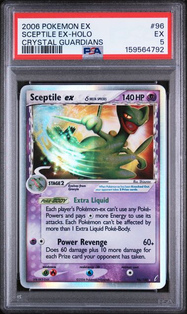 Sceptile ex Delta Species 96/100 Crystal Guardians PSA 5 159564792