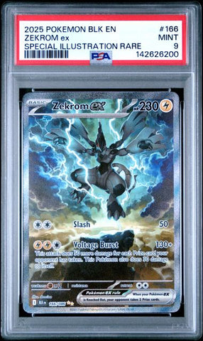 Zekrom ex 166/086 Black Bolt PSA 9 142626200