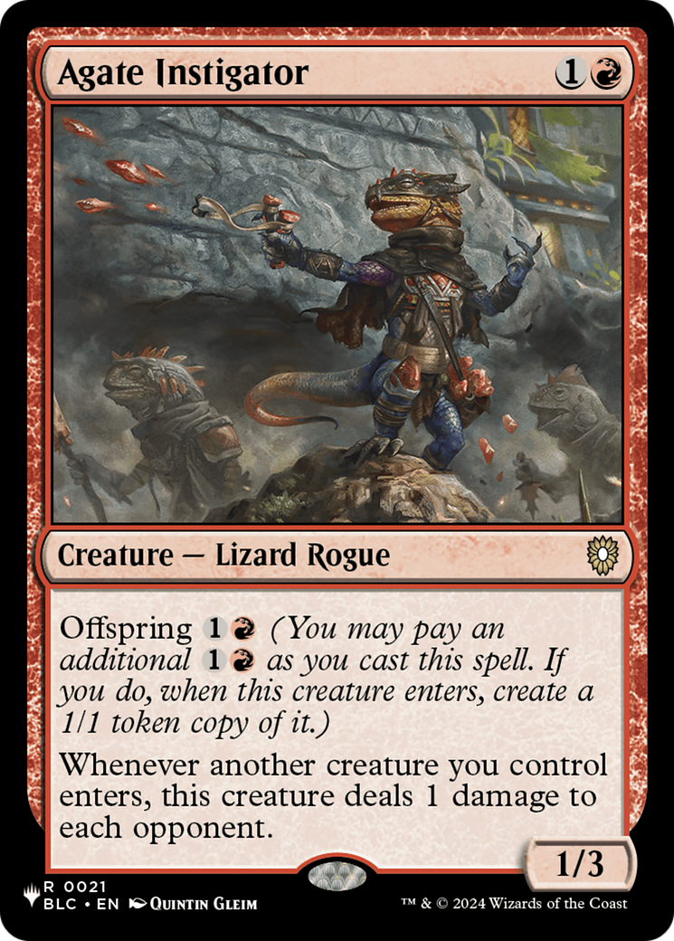 Agate Instigator [The List]