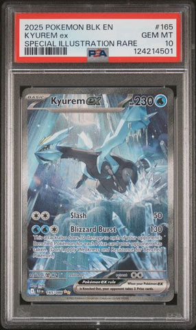 Kyurem ex 165/086 Black Bolt PSA 10 124214501