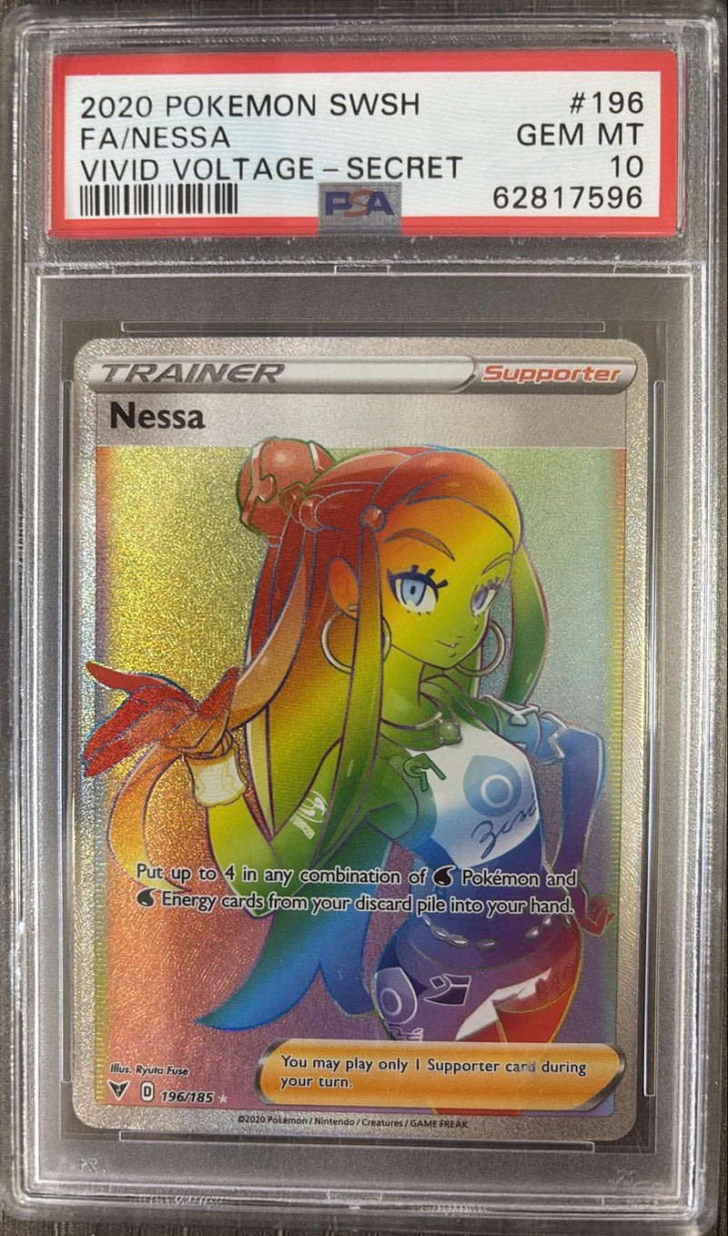 Nessa 196/185 SWSH Vivid Voltage Secret PSA 10 62817596