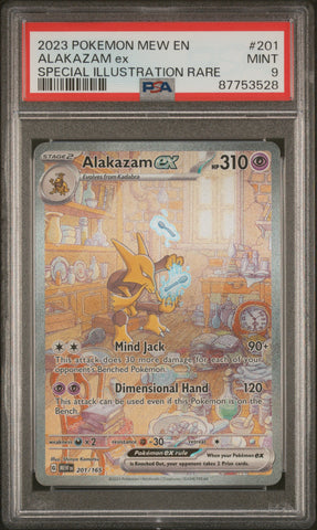 Alakazam ex 201/165 Scarlet & Violet: 151 PSA 9 87753528