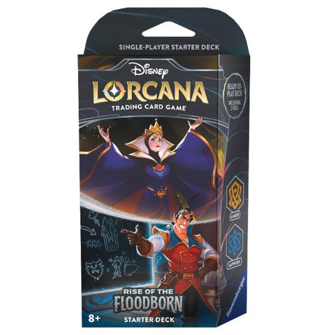 Disney Lorcana: Rise of the Floodborn Starter Deck (Amber & Sapphire)