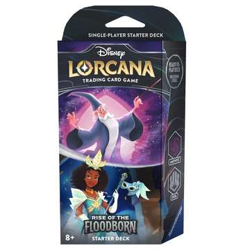 Disney Lorcana: Rise of the Floodborn Starter Deck (Amethyst & Steel)