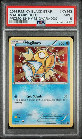 Magikarp XY Black Star Promo Shiny M Gyarados Collection PSA 9 128703412