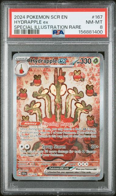 Hydrapple ex 167/142 Stellar Crown Special Illustration Rare PSA 8 156881400