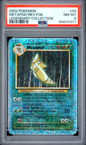Metapod 54/110 Legendary Collection Reverse Holo PSA 8 164015371