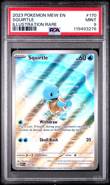 Squirtle 170/165 S&V: 151 PSA 9 119493276