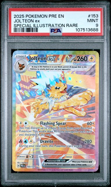 Jolteon ex 153/131 Prismatic Evolutions PSA 9 107513688
