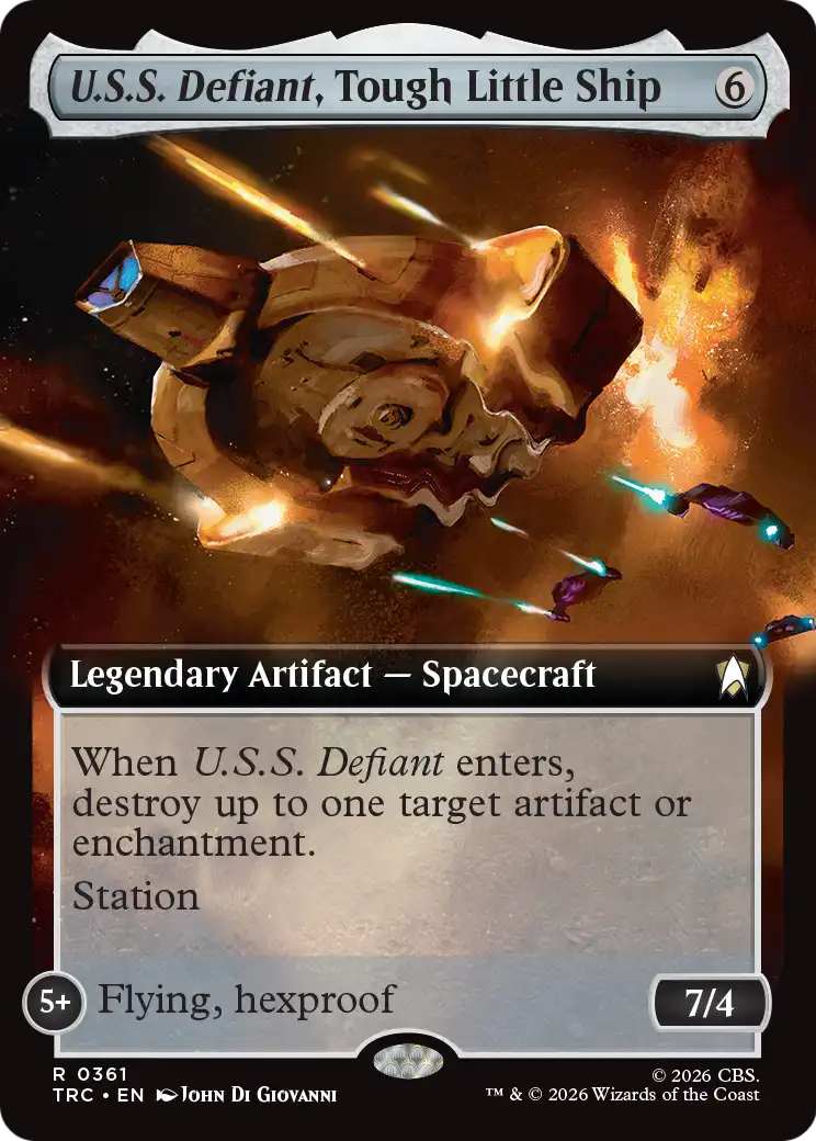 U.S.S. Defiant, Tough Little Ship (Extended Art) [Star Trek Commander]