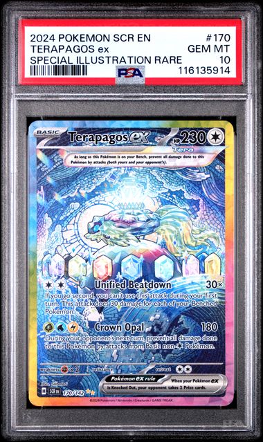 Terapagos ex 170/142 Stellar Crown PSA 10 116135914