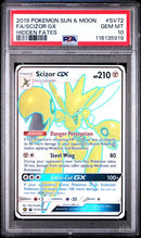 Scizor GX SV72/SV94 Hidden Fates PSA 10 116135919
