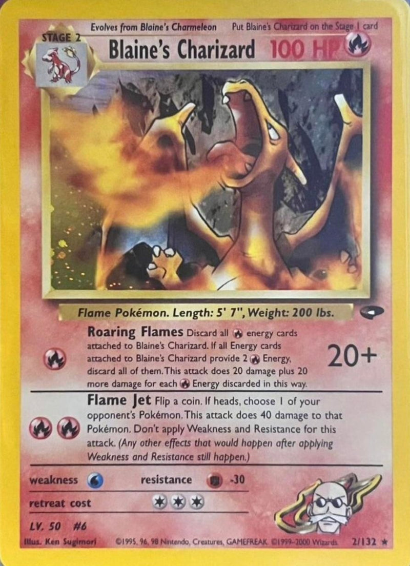 Blaine's Charizard CORRECTED (2/132) [Gym Challenge Unlimited]