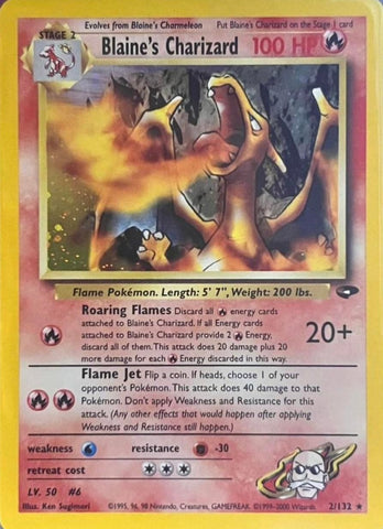 Blaine's Charizard CORRECTED (2/132) [Gym Challenge Unlimited]