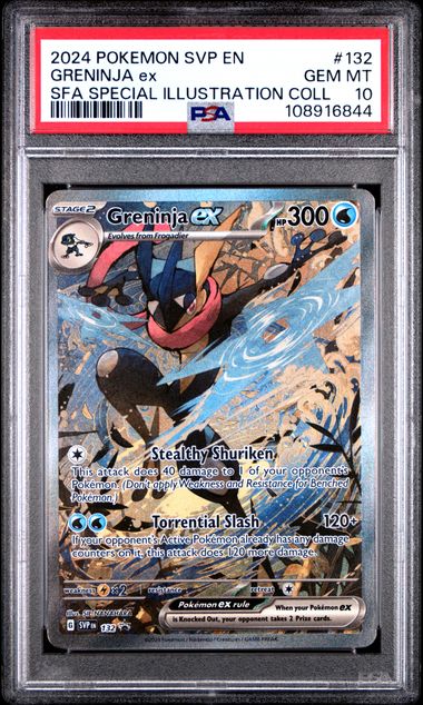 Greninja ex (132) Black Star Promo PSA 10 108916844