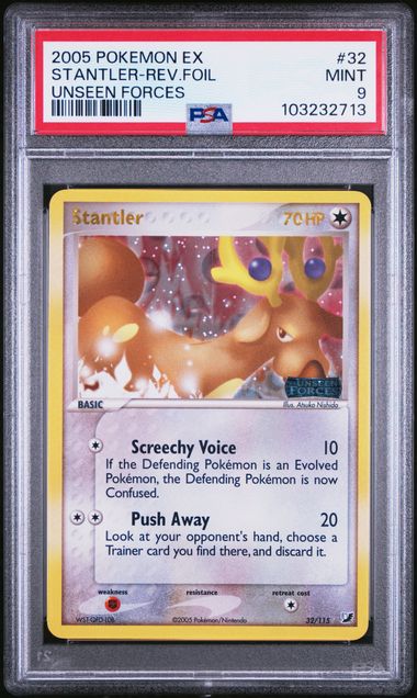 Stantler 32/115 Unseen Forces PSA 9 103232713