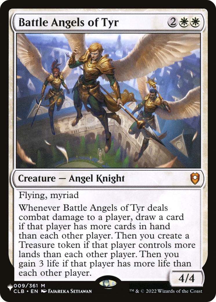 Battle Angels of Tyr [The List]