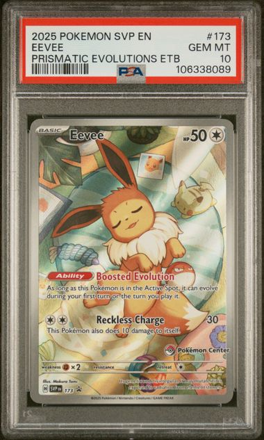 Eevee - Pokemon Center (173) Scarlet & Violet Promo PSA 10 106338089