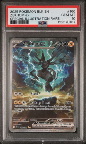 Zekrom ex 166/086 Black Bolt PSA 10 122570167