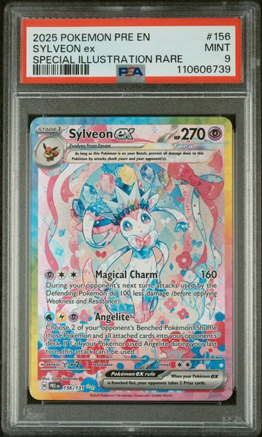 Sylveon ex 156/131 Prismatic Evolutions PSA 9 110606739