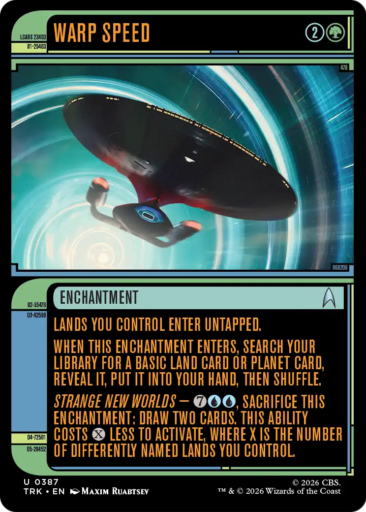 Warp Speed (Showcase) [Star Trek]