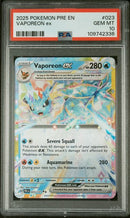 Vaporeon ex 023/131 Prismatic Evolutions PSA 10 109742336