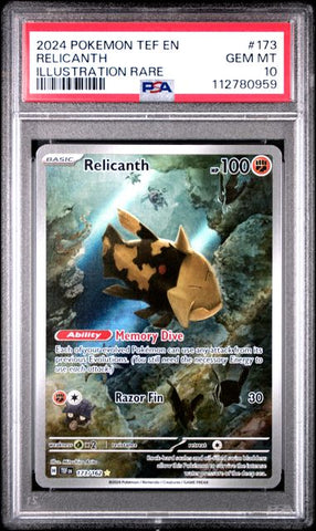Relicanth 173/162 Temporal Forces PSA 10 112780959