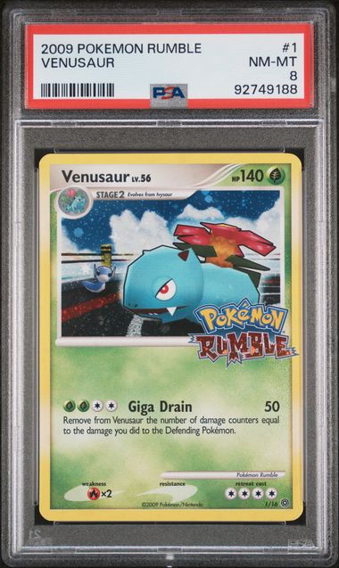 Venusaur 1/16 Rumble PSA 8 92749188
