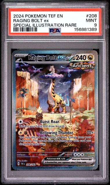Raging Bolt ex 208/162 Temporal Forces PSA 9 156881389