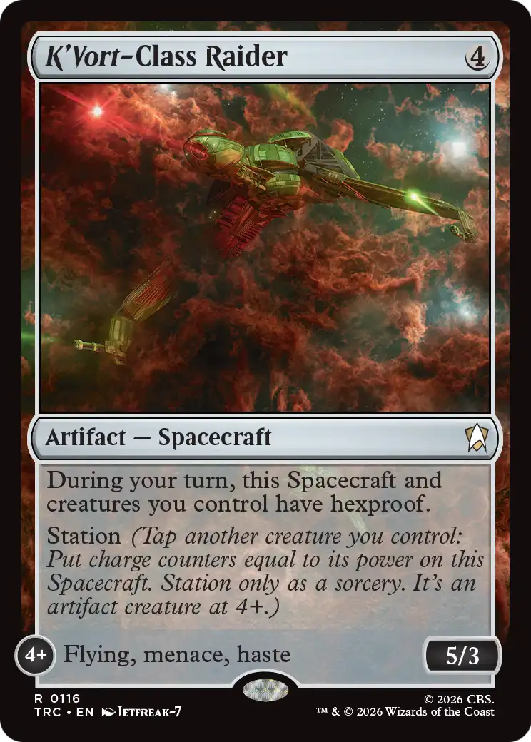 K'Vort-Class Raider (Surge Foil) [Star Trek Commander]