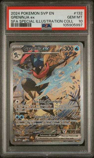 Greninja ex (132) Black Star Promo PSA 10 105905997