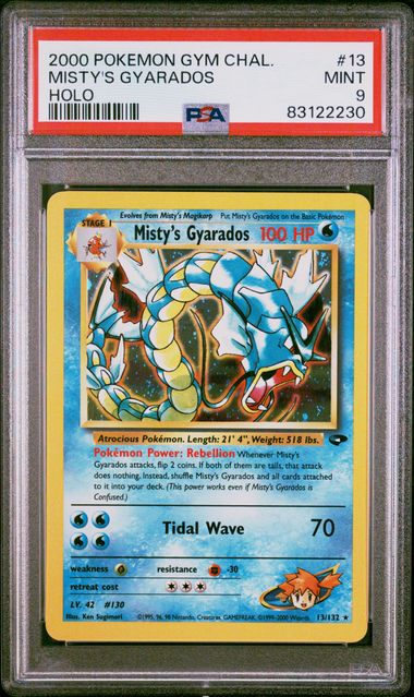 Misty's Gyarados - Holo 13/132 Gym Chanllenge PSA 9 83122230