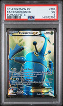 Heracross EX 105/111 Furious Fists PSA 3 141572756