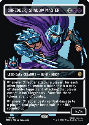 Shredder, Shadow Master (Borderless) [Teenage Mutant Ninja Turtles Commander]