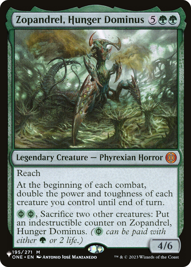 Zopandrel, Hunger Dominus [The List]