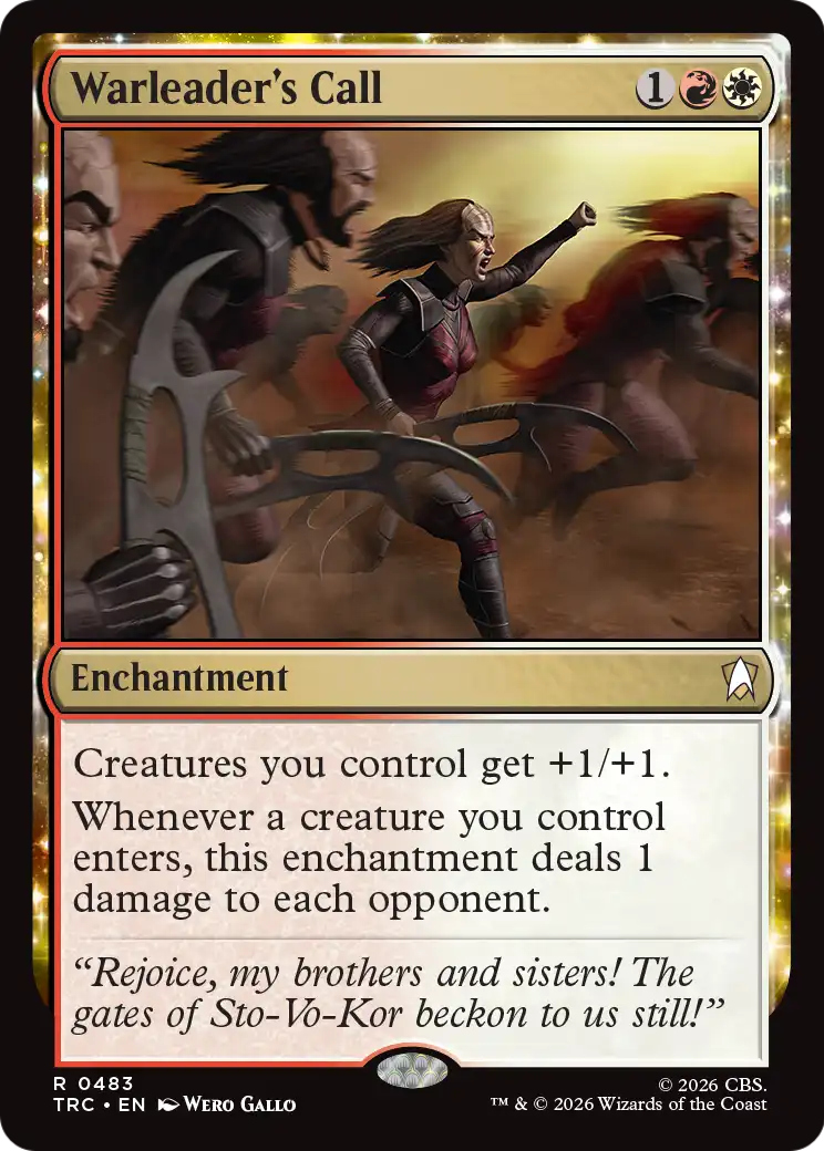 Warleader's Call (Surge Foil) [Star Trek Commander]