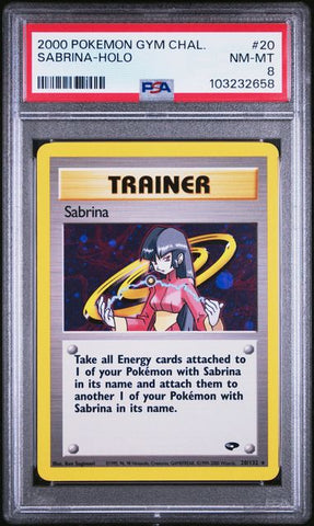 Sabrina - Holo 20/132 Gym Challenge PSA 8 103232658