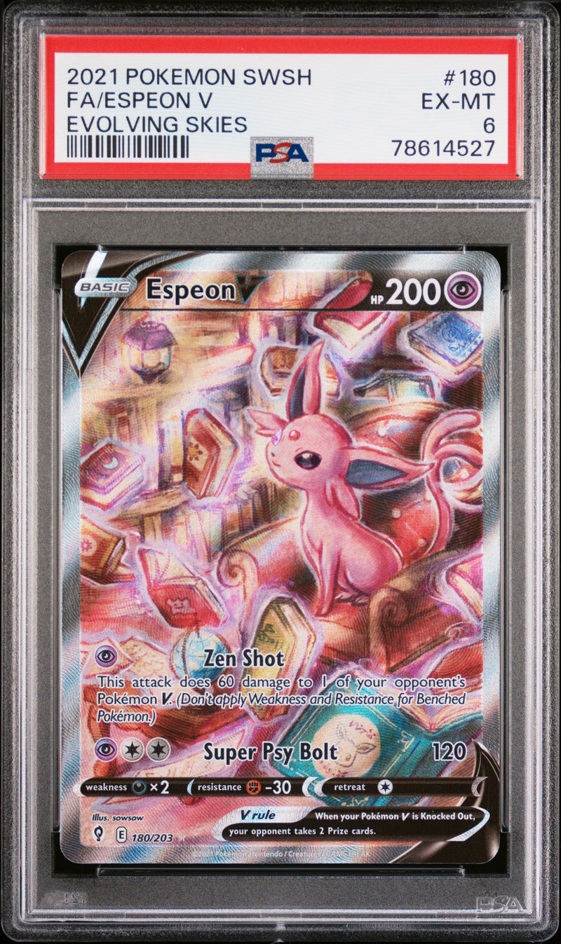 Espeon V 180/203 Evolving Skies PSA 6 78614527