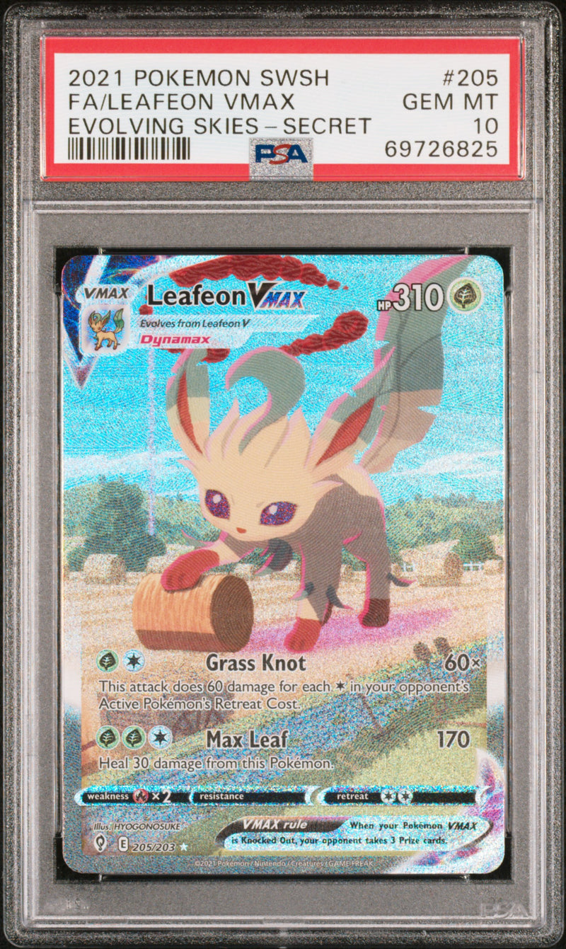 Leafeon VMAX 205/203 Evolving Skies PSA 10 69726825