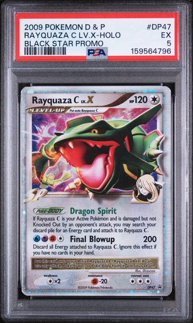 Rayquaza C Lv. X DP47 Black Star Promo PSA 5 159564796