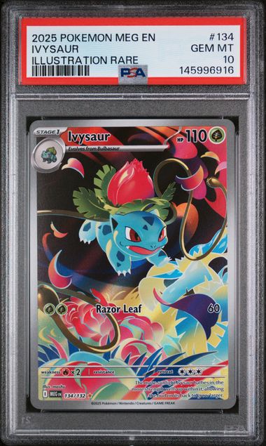 Ivysaur 134/132 Mega Evolution Base Set PSA 10 145996916