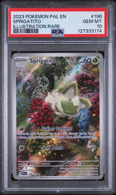 Sprigatito 196/193 Paldea Evolved PSA 10 127333174