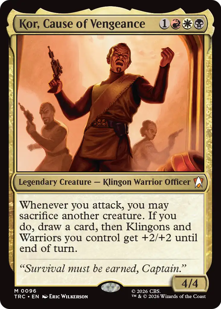 Kor, Cause of Vengeance [Star Trek Commander]