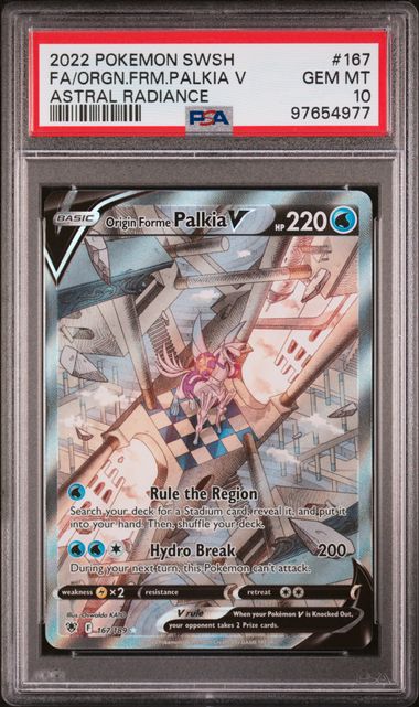 Origin Forme Palkia V 167/189 Astral Radiance PSA 10 97654977