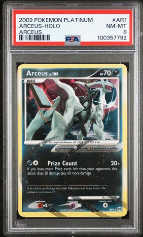 Arceus AR1 Platinum Arceus Holo PSA 8 100357792
