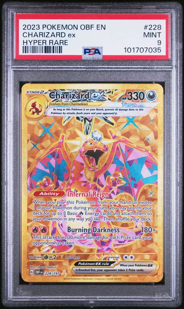 Charizard ex 228/197 Obsidian Flames PSA 9 101707035