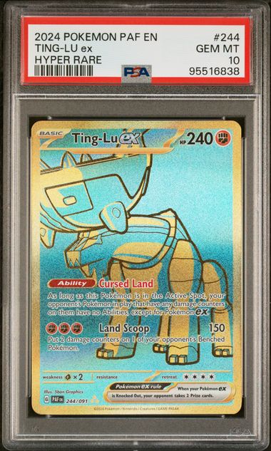 Ting-Lu ex 244/091 Paldean Fates PSA 10 95516838