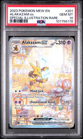Alakazam ex 201/165 S&V: 151 PSA 10 107756178